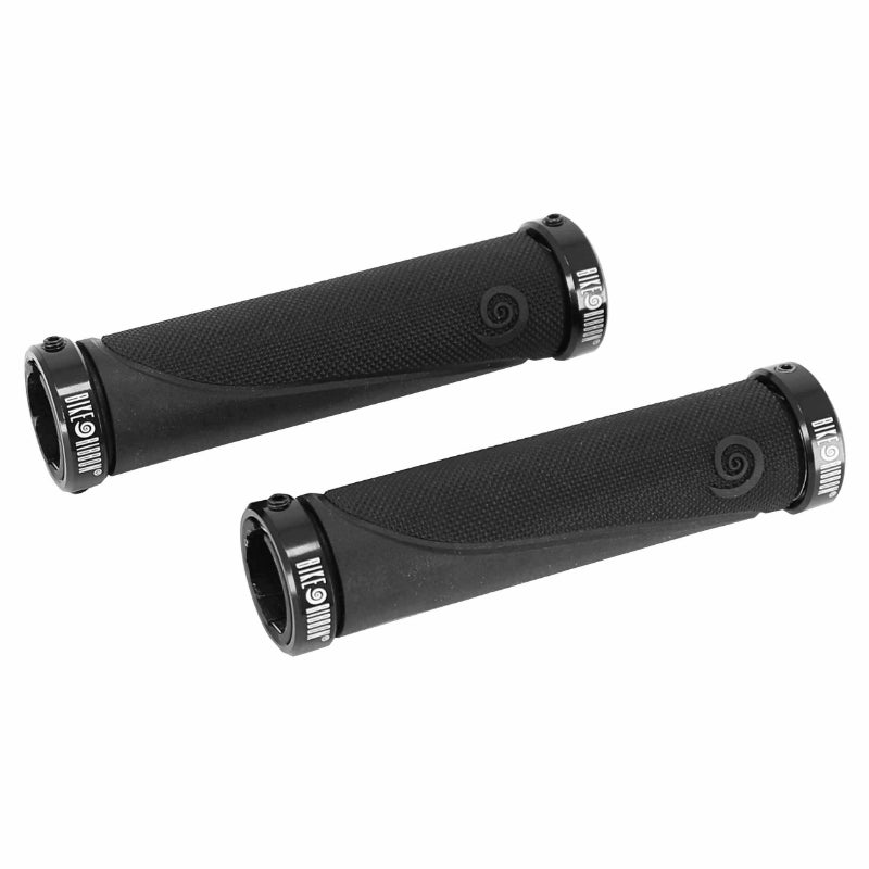 POIGNEE VTT BIKE RIBBON B-SIDE NOIR 22mm GEL DOUBLE SERRAGE CHC (PAIRE)