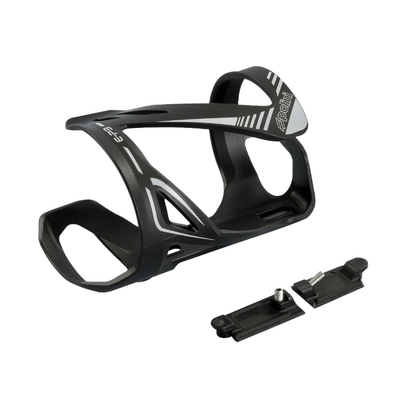 POLINI BLACK BOTTLE HOLDER SIDE OUTLET WITH SUPPORT FOR POLINI EP3 BATTERY ref 955.815.003