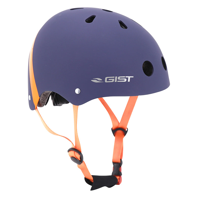 GIST BACKFLIP BMX-CITY BIKE HELMET NIGHT BLUE-ORANGE (SIZE 49-54CM)