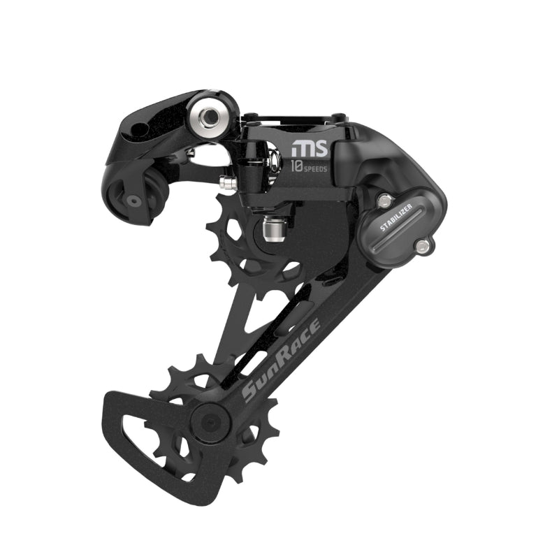 SUNRACE MS100 10-SPEED MTB REAR DERAILLEUR. SCREW-ON MID-DRIVE (SHIMANO COMPATIBLE)