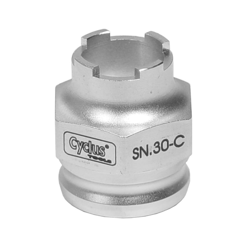 OUTIL PRO DEMONTE ROUE LIBRE CYCLUS POUR SUNTOUR 4 CRANS DIAM 16mm COMPATIBLE AVEC L'OUTIL SNAP.IN 179967 OU CLE 32mm