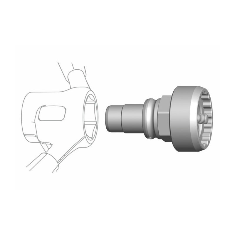 PRO CYCLUS NUT REMOVER TOOL FOR SHIMANO STEPS 6000 VAE COMPATIBLE WITH SNAP.IN TOOL 179967 OR 32mm KEY