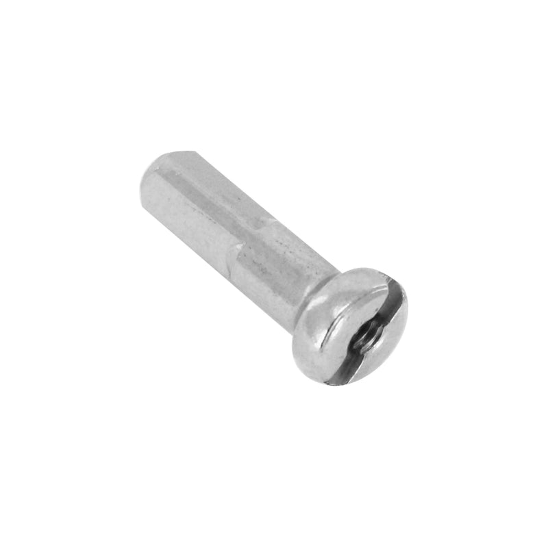 ECROU DE RAYON MACH1 14mm ARGENT ALU POUR RAYON 2mm (UNITE)