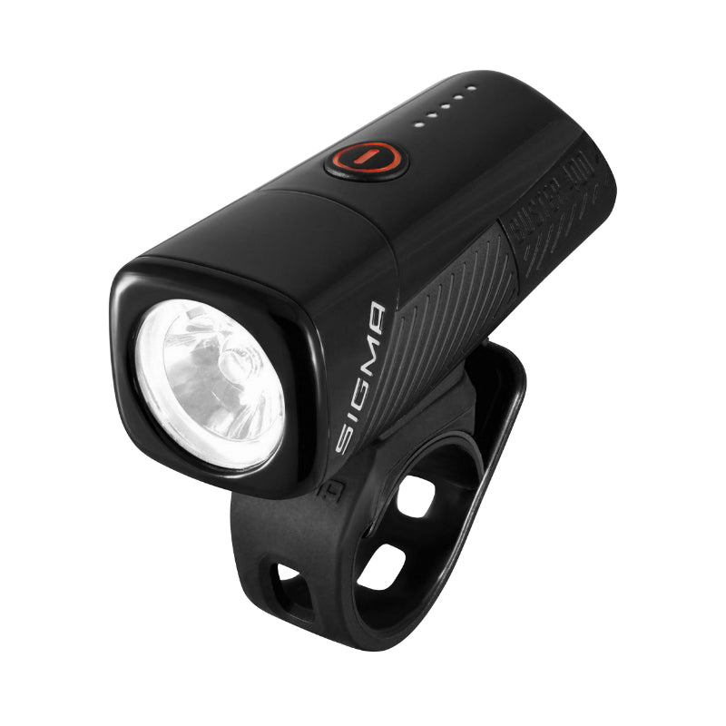 BICYCLE LIGHTING - USB SCOOTER FRONT SIGMA BUSTER 400 LUMEN VISIBILITY 120M (AUTONOMY 2H to 9H UP TO 30H FLASH MODE) IION BATTERY - HANDLEBAR MOUNTING