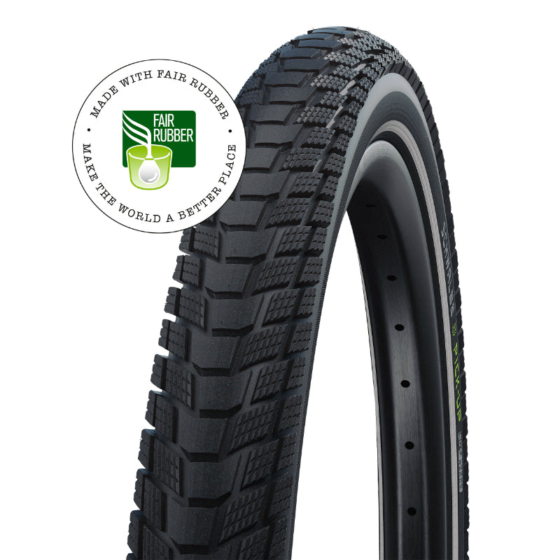 PNEU CARGO - CITY 27.5 X 2.60 SCHWALBE PICK-UP NOIR TR  DOUBLE DEFENSE (65-584) COMPATIBLE VAE (POIDS MAX 160kgs)