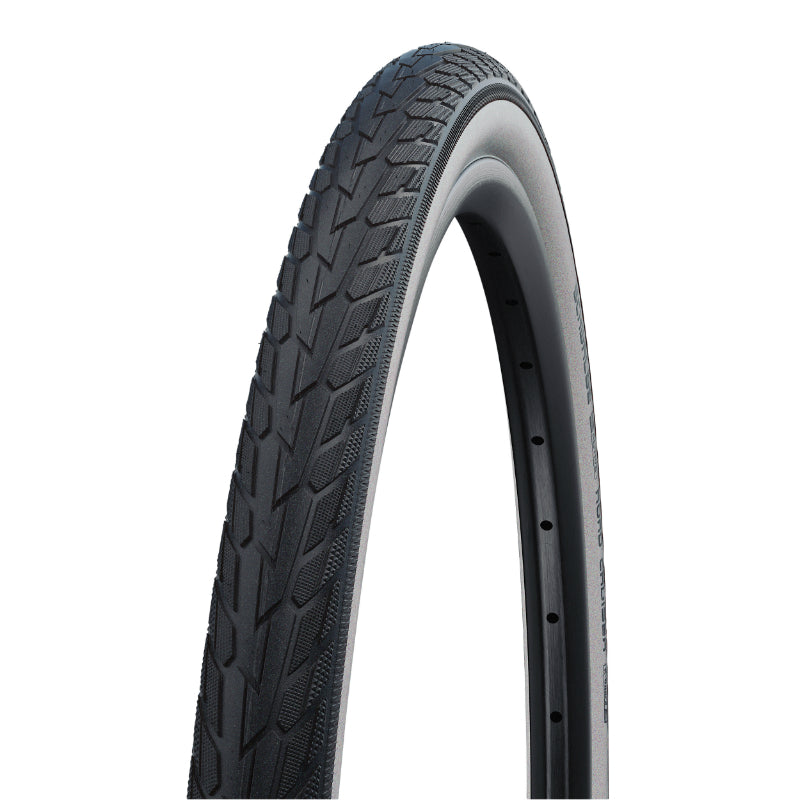 PNEU VTC URBAIN 700 X 32 SCHWALBE ROAD CRUISER HS484 NOIR FLANC BEIGE TR (32-622)