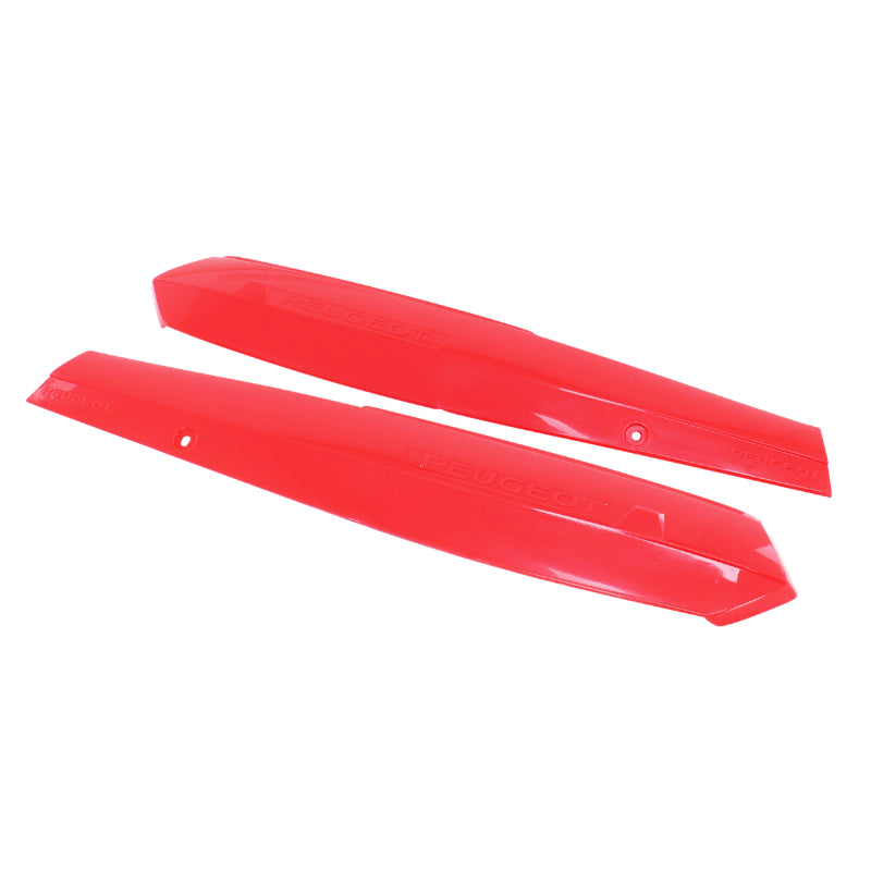 CAPOTAGE-CACHE MOTEUR CYCLO ADAPTABLE PEUGEOT 103 MVL-SP ROUGE (PAIRE)  -SELECTION P2R-