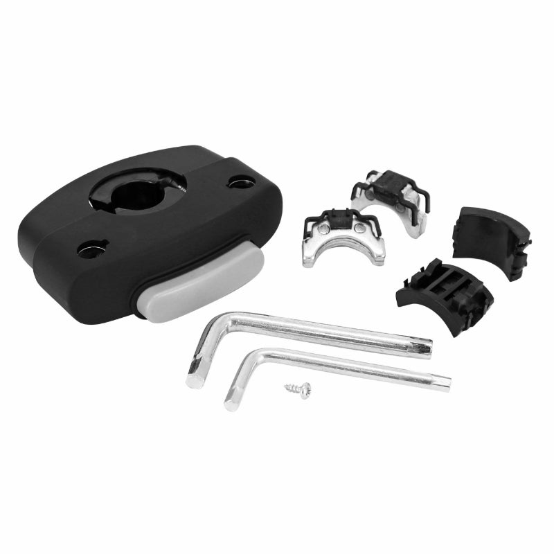 POLISPORT GUPPY MINI FRONT BABYWAGEN-KINDERZITJE ADAPTER BEVESTIGING OP STUURBUIS (DIAM 20 tot 40 mm) MET SPACERS KIT - POLISPORT SCHERM COMPATIBEL REF 30806