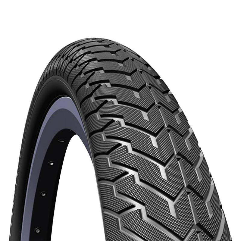 BMX TIRE 20 x 2.10 RUBENA ZIRRA REAR BLACK TR (54-406)