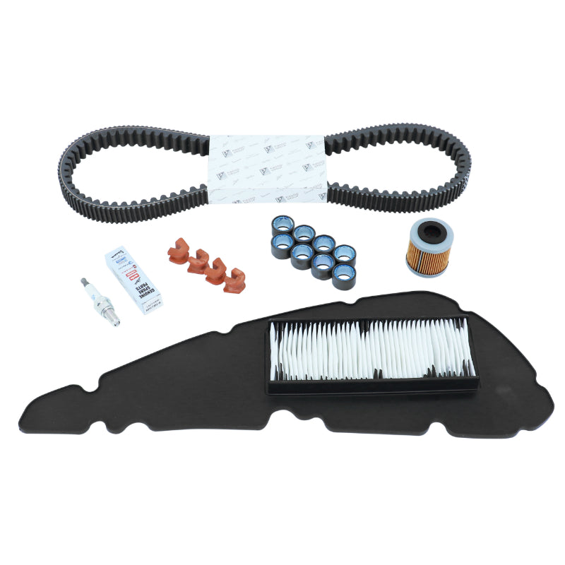 KIT ENTRETIEN MAXISCOOTER ORIGINE PIAGGIO 400 MP3 2020+, 400 BEVERLY 2021+ (SANS PLAQUETTES DE FREIN) -1R000532-