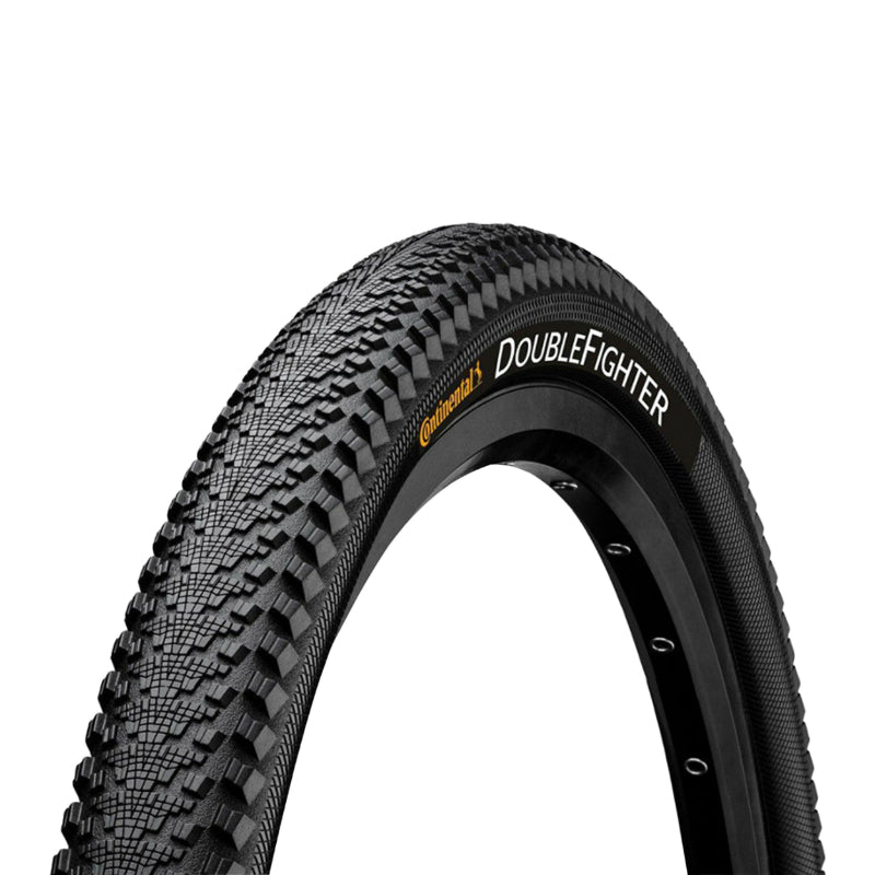 VTC CROSS TIRE 700 X 35 CONTINENTAL DOUBLE FIGHTER BLACK TR (37-622)