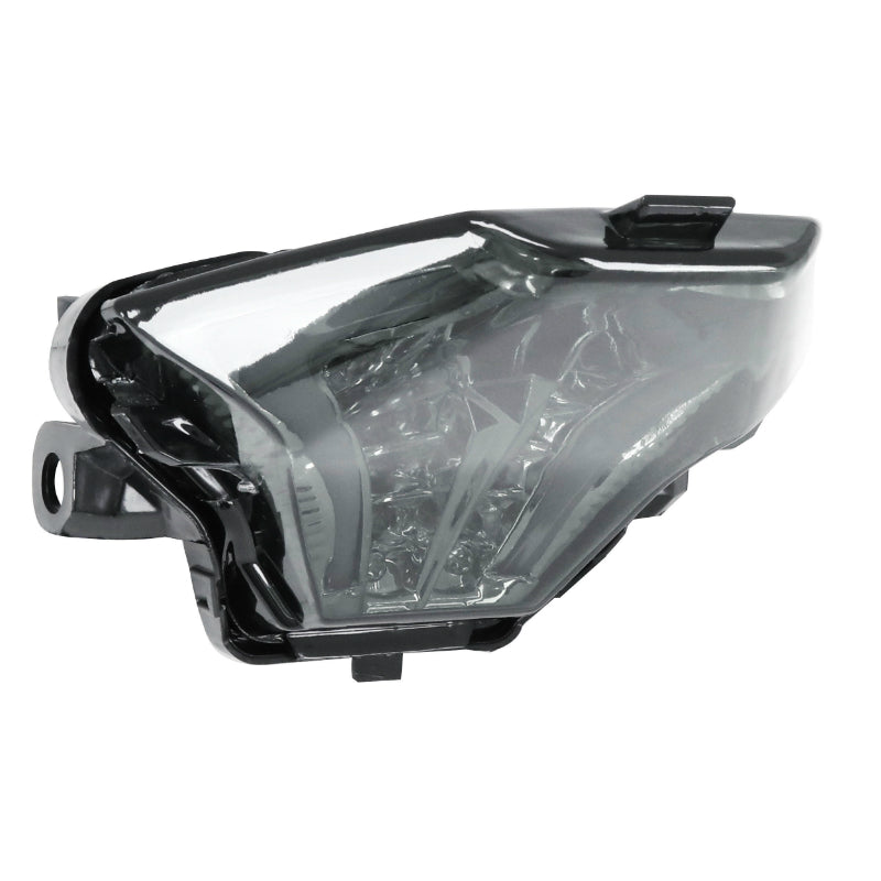 FEU ARRIERE MOTO ADAPTABLE YAMAHA 700 MT-07 TRANSPARENT A LEDS AVEC CLIGNOTANT INTEGRE  -AVOC-