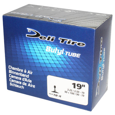 CHAMBRE A AIR 19''  3.25 A 3.50-19, 90-90-19, 100-90-19 DELI VALVE TR4