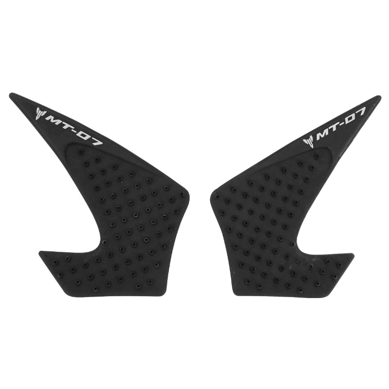 ANTI-SLIP MOTORCYCLE TANK STICKER FOR YAMAHA 700 MT-07 BLACK WITH PATTERN (PAIR) -AVOC-