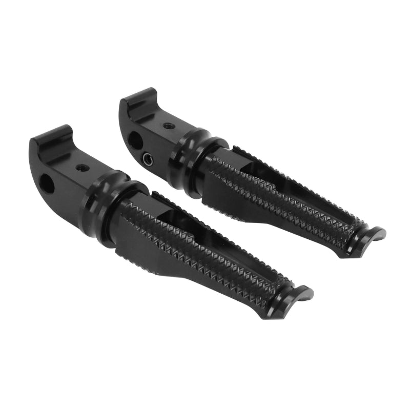 MOTORCYCLE REAR FOOTREST FOR YAMAHA 700 MT-07 ALU CNC ANODIZED BLACK (PAIR) -AVOC-