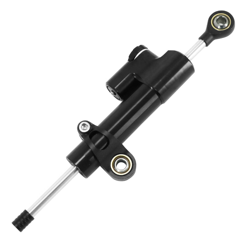 MOTORCYCLE STEERING DAMPER FOR YAMAHA 700 MT-07 BLACK ANODIZED ALU -AVOC-