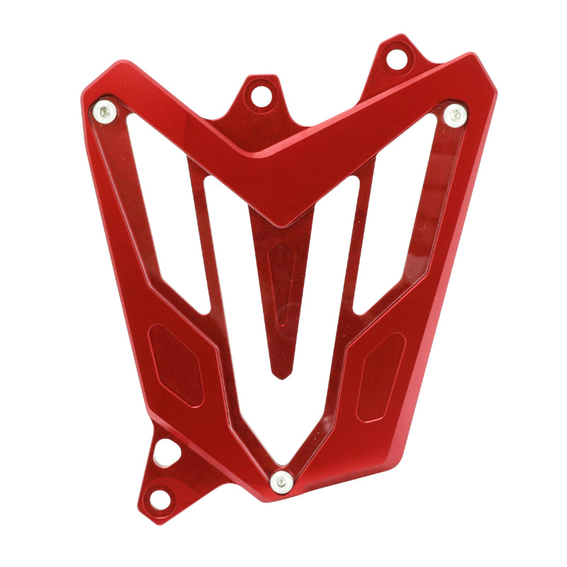 PROTEGE-CACHE PIGNON MOTO POUR YAMAHA 700 MT-07 ALU CNC ANODISE ROUGE  -AVOC-