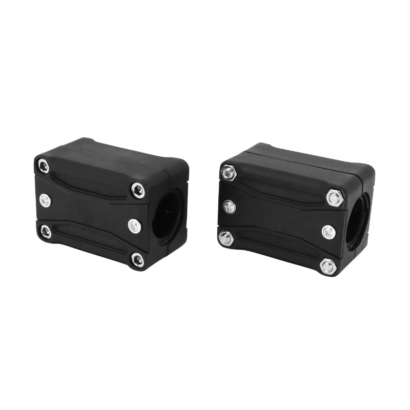 MAXISCOOTER ENGINE BUMPER PROTECTION FOR HONDA 750 X-ADV ALU-RESIN BLACK (PAIR) -AVOC-