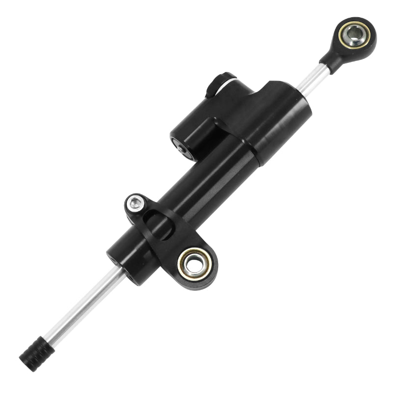 MOTORCYCLE STEERING DAMPER FOR KAWASAKI 900 Z900 BLACK ANODIZED ALU -AVOC-