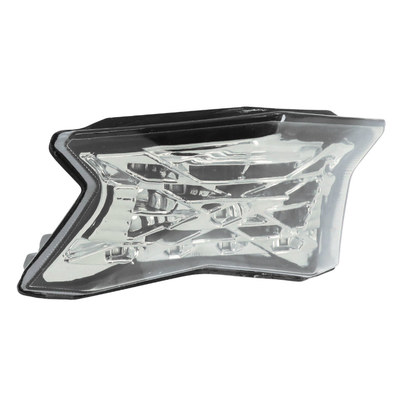 FEU ARRIERE MOTO ADAPTABLE KAWASAKI 900 Z900, 650 Z650 TRANSPARENT A LEDS AVEC CLIGNOTANT INTEGRE  -AVOC-