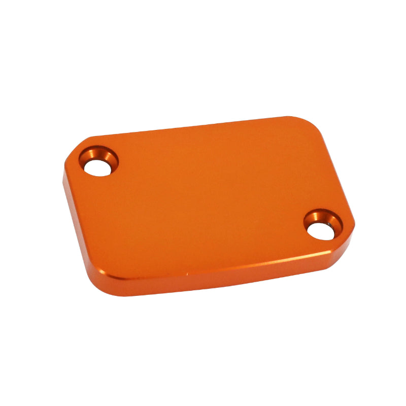 COUVERCLE DE MAITRE CYLINDRE DE FREIN MOTO POUR KTM 125 DUKE ALU CNC ANODISE ORANGE  -AVOC-