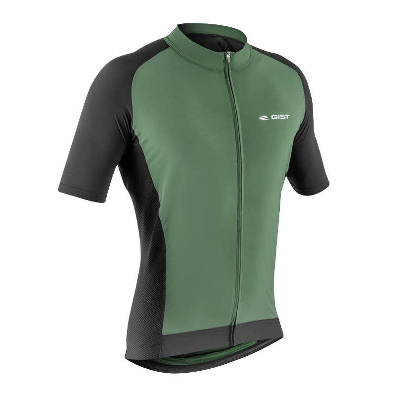 GIST HERENJERSEY KORTE MOUWEN GRAVEL RITS TOTAAL GROEN-ZWART XXL -5361