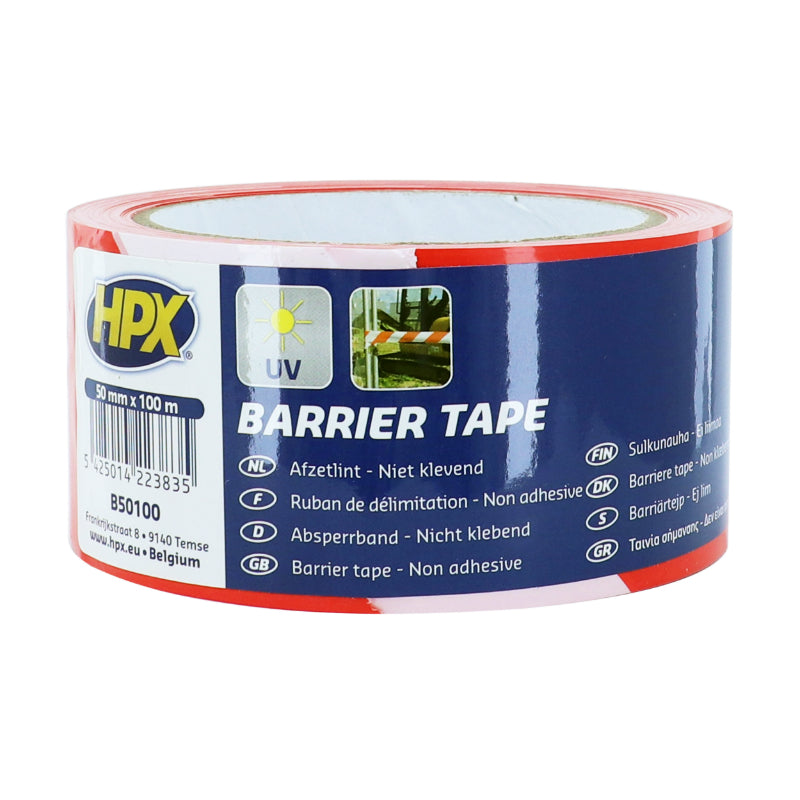 HPX BANDTAPE WIT-ROOD 50 mm x 100 M