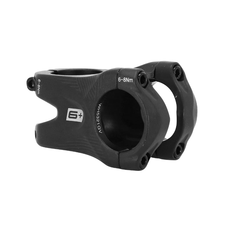 MTB - ROAD STEM ERGOTEC BASS 40° ALU ZWART 31,8 L 45 mm VOOR 1"1-8 VORK (LEVEL 6 GOEDGEKEURD)