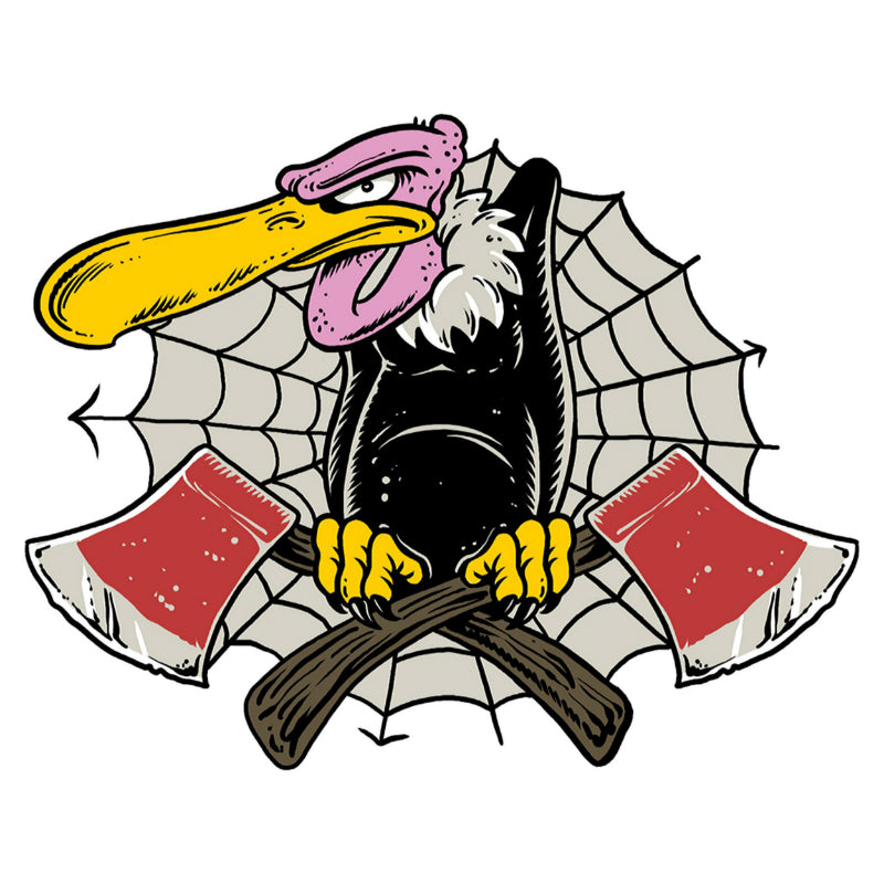 AUTOCOLLANT-STICKER LETHAL THREAT MINI AXE VULTURE (60x80mm)