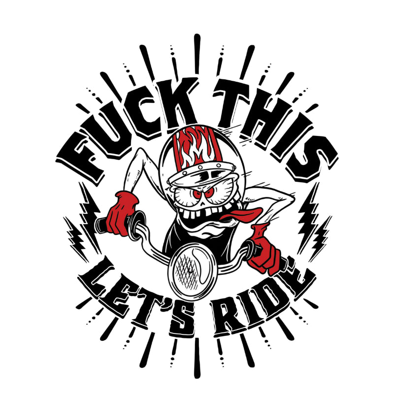 STICKER-STICKER LETHAL THREAT MINI F THIS LET'S RIDE (60x80mm)