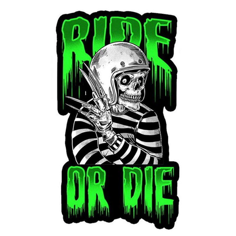 STICKER-STICKER LETHAL THREAT MINI RIDE OR DIE (60x80mm)