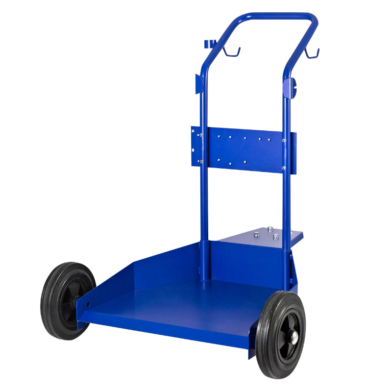 CHARIOT PRESSOL BLEU POUR FUT 200 KG DEMONTABLE ROUES EN CAOUTCHOUC