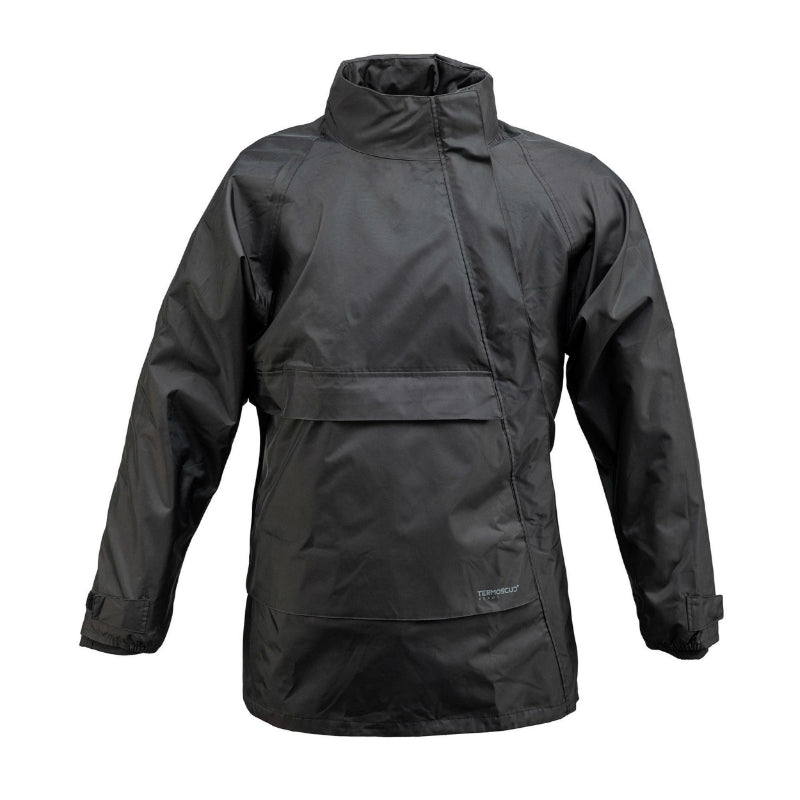 VESTE DE PLUIE TUCANO TUCANORAK NOIR  XL-XXL (AVEC SYSTEME TERMOSCUD READY) (EPI CE 1ère CATEGORIE-SELON LA NORME 343-2019)