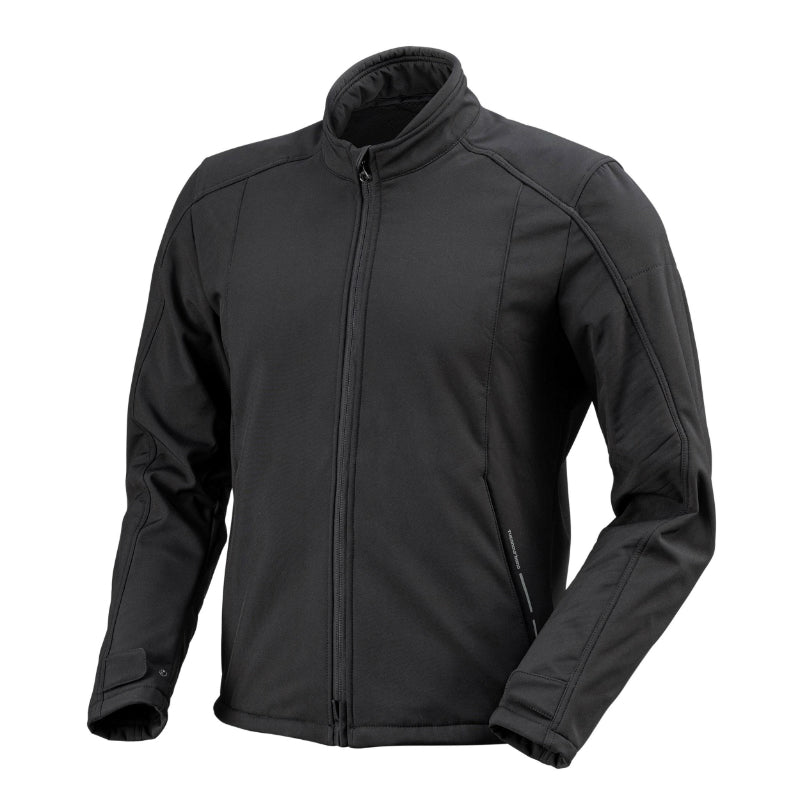 BLOUSON MOTO PRINTEMPS-ETE HOMME TUCANO OVETTO CE NOIR RESPIRANT, DEPERLANT, COUPE-VENT  T46 (L) CERTIFIE CE-CLASSE A (SELON LA DIRECTIVE EN17092-2020)