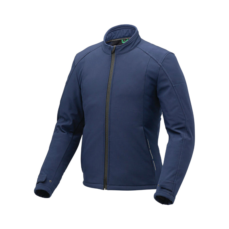 BLOUSON MOTO PRINTEMPS-ETE HOMME TUCANO OVETTO CE BLEU FONCE RESPIRANT, DEPERLANT, COUPE-VENT  T52 (3XL) CERTIFIE CE-CLASSE A (SELON LA DIRECTIVE EN17092-2020)