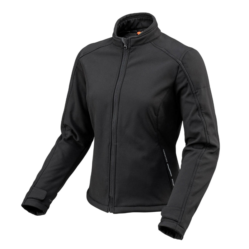 BLOUSON MOTO PRINTEMPS-ETE FEMME TUCANO OVETTA CE NOIR RESPIRANT, DEPERLANT, COUPE-VENT  T36 (S) CERTIFIE CE-CLASSE A (SELON LA DIRECTIVE EN17092-2020)