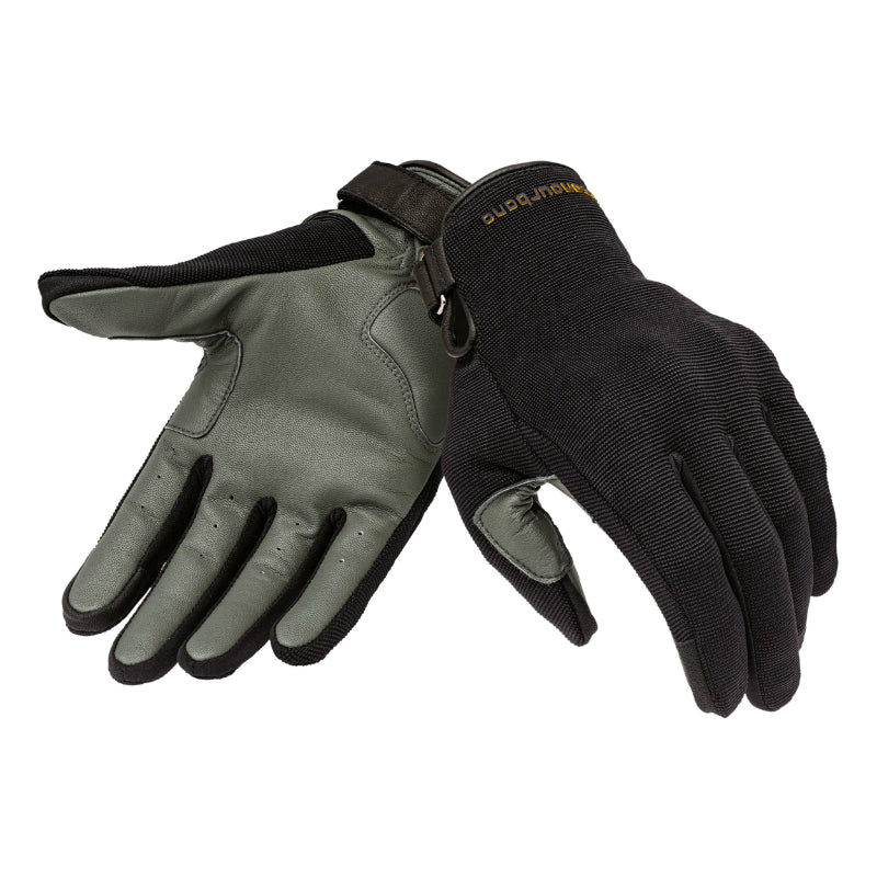 GANTS PRINTEMPS-ETE TUCANO HOMME EDEN NOIR-GRIS  T 9 (M)  (HOMOLOGUE EN 13594:2015-CE) (COMPATIBLE ECRAN TACTILE)