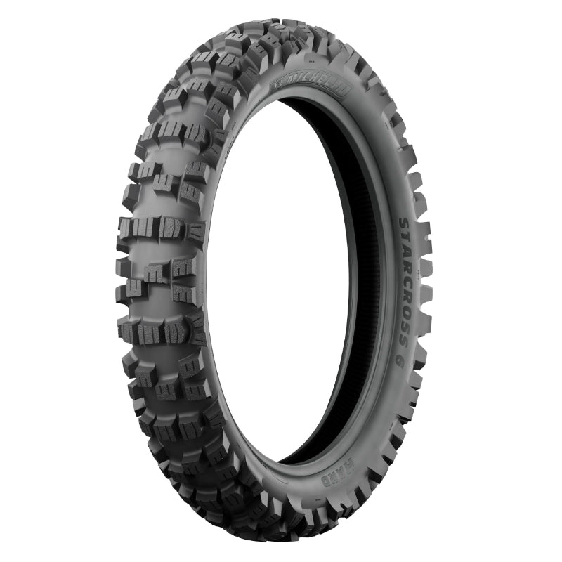 MOTORCYCLE TIRE 19'' 110-90-19 MICHELIN STARCROSS 6 HARD REAR TT 62M (NHS)