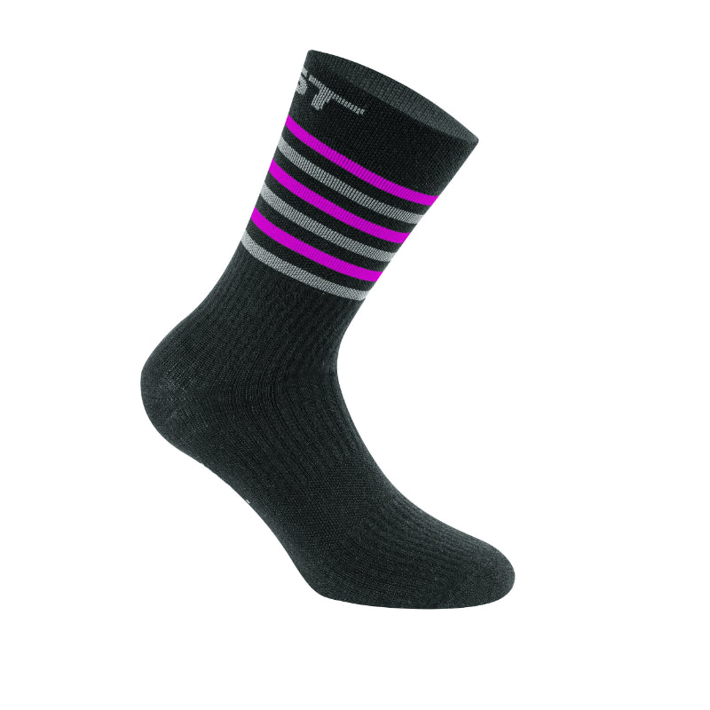 WINTER SOCKS GIST CLIMATIC BLACK-PURPLE 40-43 (PAIR) ANTIBACTERIAL -5874