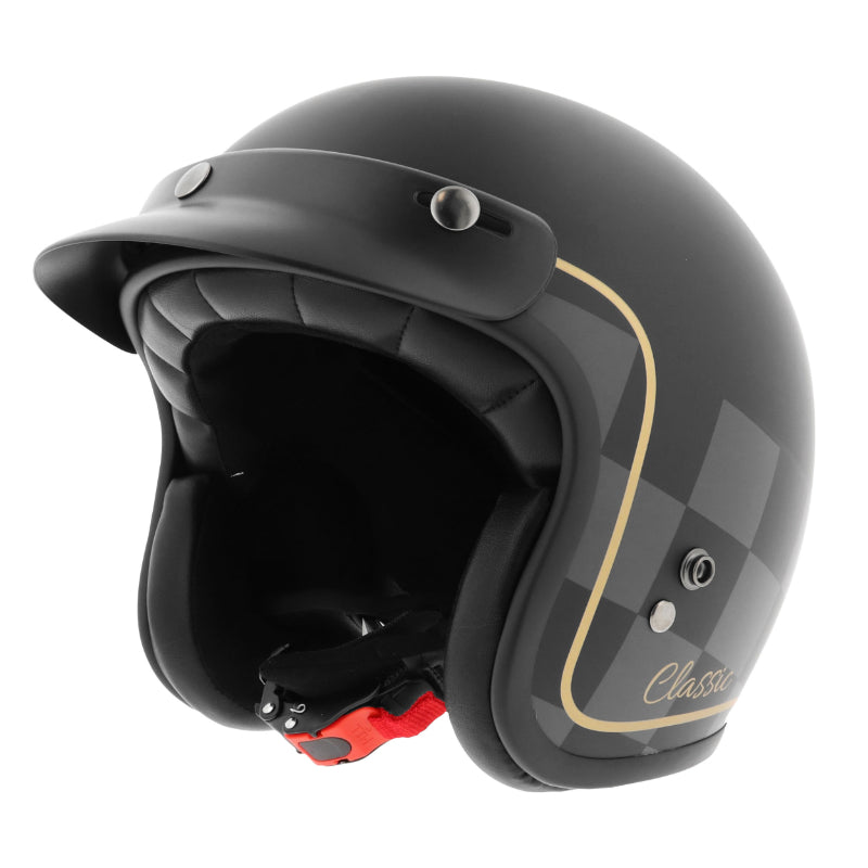 CASQUE JET MPH H-EASY GRAPHIC NOIR MAT   S