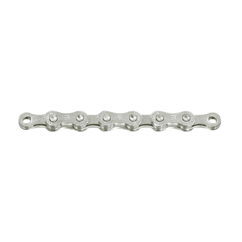 BICYCLE CHAIN ​​11 SPEED. ROAD-MTB SUNRACE CN11E SILVER 138 LINKS (E-BIKE COMPATIBLE)