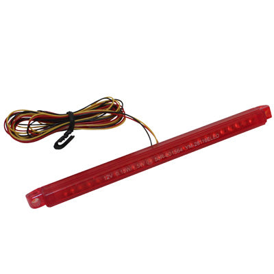 FEU ARRIERE UNIVERSEL REPLAY A LEDS BARETTE ROUGE (24 LEDS ROUGES) (HOMOLOGUE CE)