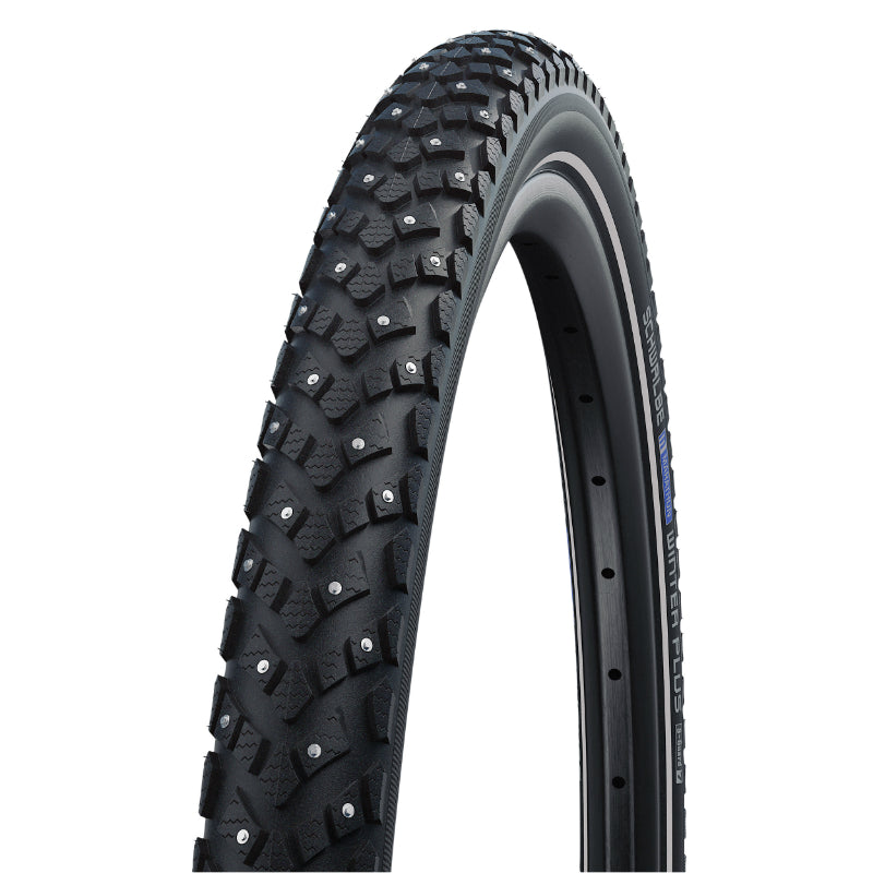 PNEU NEIGE 26 X 2.00 SCHWALBE WINTER PLUS TR (50-584) RENFORT 5mm FLANC REFLEX - PNEU NEIGE ET VERGLAS AVEC 200 CLOUS