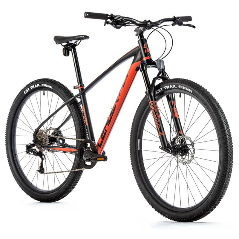 VELO MUSCULAIRE VTT 29 LEADER FOX SONORA 2023 NOIR-ORANGE MAT 8V CADRE 20 POUCES (TAILLE ADULTE 180 à 188 cm)