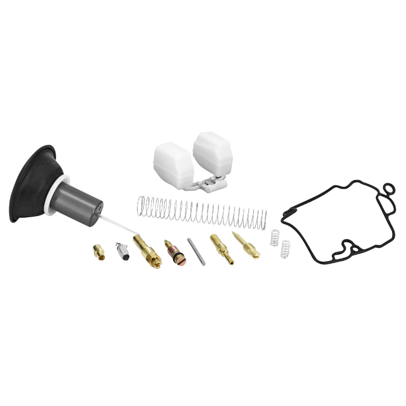 NOODZAKELIJKE CARBURATEUR REPARATIESET 18 mm AANPASBARE SCOOT 50 CHINESE 4T GY6-KYMCO 50 AGILITY 4T-PEUGEOT 50 V-CLIC 4T-SYM 50 ORBIT 4T (MOTOR 137QMB, 139QMB) (PAKKET VAN 12 STUKS) -P2R-