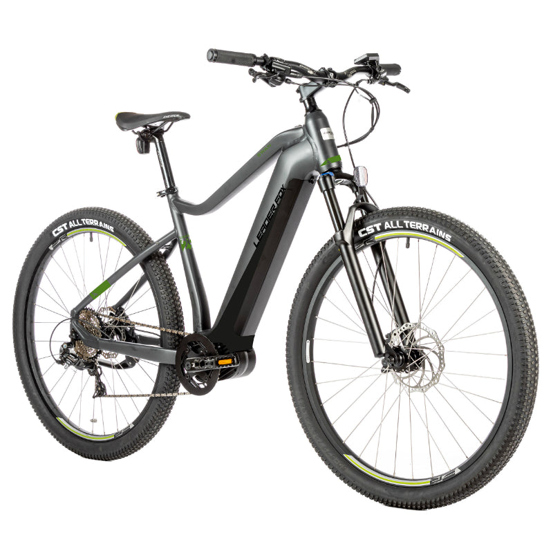 VELO ELECTRIQUE-VAE VTT 29 LEADER FOX SWAN 2023 HOMME GRIS 9V MOTEUR CENTRAL BAFANG M300 36V 80Nm BATTERIE 15Ah (TAILLE CADRE 17,5'' - H45cm - M - POUR ADULTE DE 168cm à 178cm)