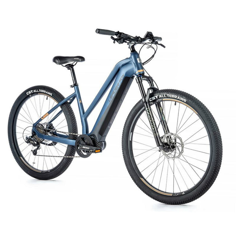 VELO ELECTRIQUE-VAE VTT 29 LEADER FOX SWAN 2023 FEMME BLEU MAT 9V MOTEUR CENTRAL BAFANG M300 36V 80Nm BATTERIE 15Ah (16,5'' - H43cm - TAILLE  S - POUR ADULTE DE 158cm à 168cm)