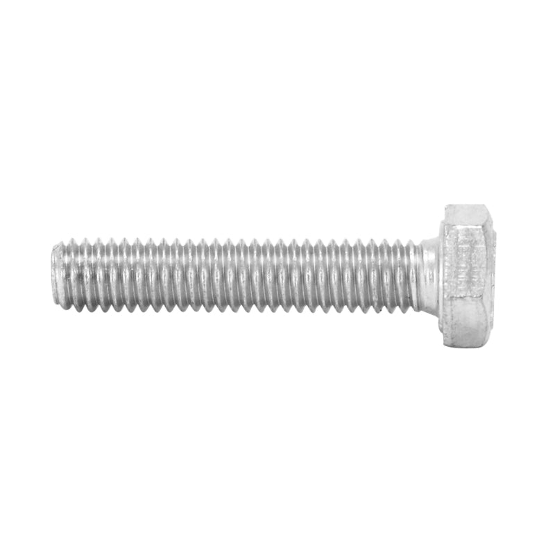 HEXAGONAL HEAD SCREW M6 x 10 mm ZINC PLATED STEEL (BAG OF 10 PIECES) -P2R SELECTION-