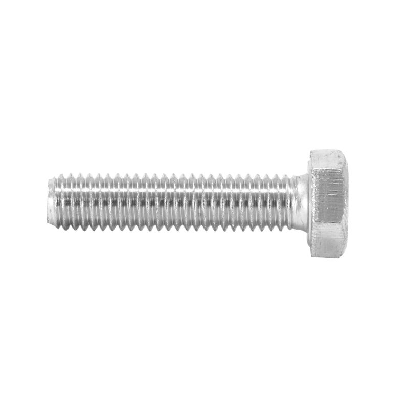 M8 x 40 mm HEXAGONAL HEAD SCREW ZINC PLATED STEEL (BAG OF 10 PIECES) -P2R SELECTION-