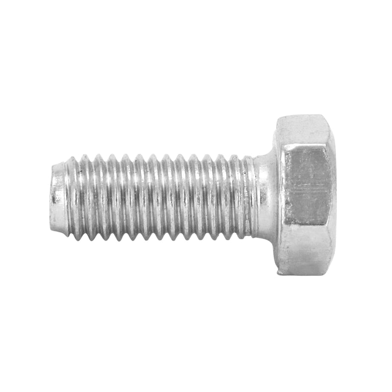 HEXAGONAL HEAD SCREW M10 x 80 mm ZINC PLATED STEEL (BAG OF 10 PIECES) -P2R SELECTION-